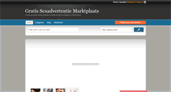 Desktop Screenshot of gratissexadvertentie.biz